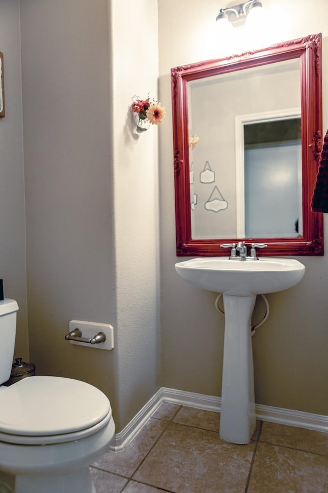 13926 Wessex Park Dr, Cypress, TX 77429 - half bathroom featuring toilet and tile patterned floors