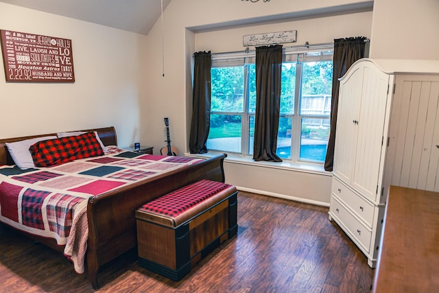 13926 Wessex Park Dr, Cypress, TX 77429 - bedroom with wood finished floors and vaulted ceiling