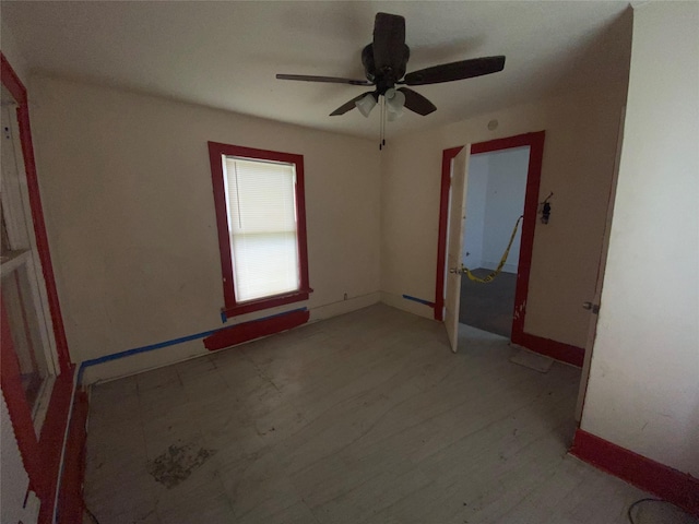 3305 Pease St, Houston, TX 77003 - empty room featuring baseboards and ceiling fan