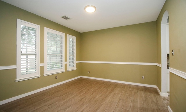 15915 Angler Bend Dr, Houston, TX 77044 - unfurnished room with wood finished floors and baseboards