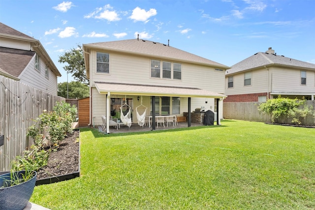 21519 Canyon Terrace Ln, Katy, TX 77450 - rear view of house with a patio area