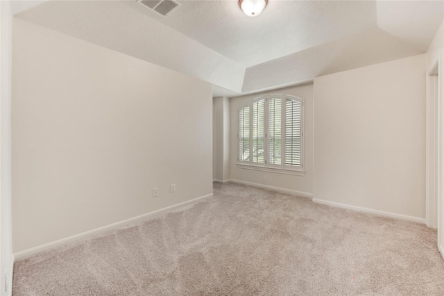 21622 Sabine Pass Ct, Katy, TX 77450 - carpeted spare room with lofted ceiling and a textured ceiling