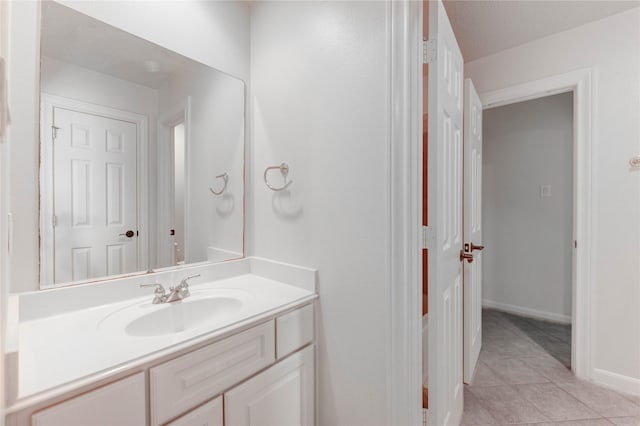 21622 Sabine Pass Ct, Katy, TX 77450 - bathroom with tile patterned flooring and vanity