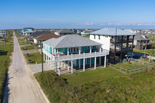 852 W Lazy Ln, Crystal Beach, TX 77650 - aerial view of residential area