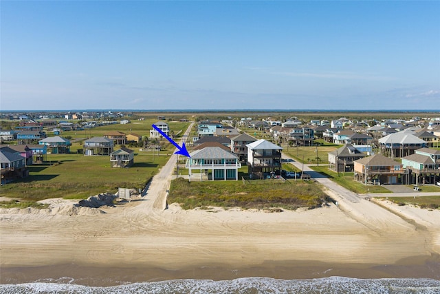 852 W Lazy Ln, Crystal Beach, TX 77650 - aerial perspective of suburban area