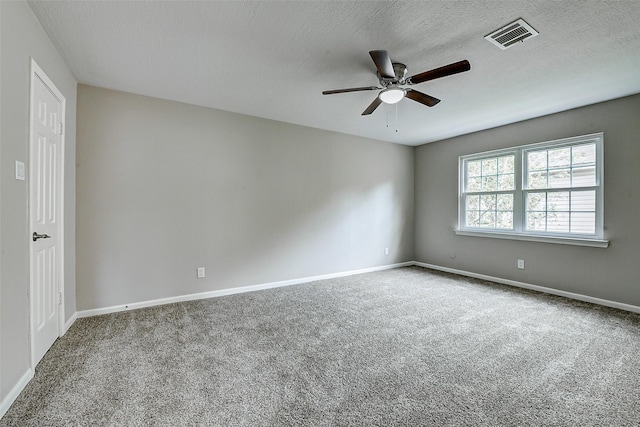 1406 Rustic Knolls Dr, Katy, TX 77450 - unfurnished room featuring a ceiling fan, carpet flooring, and baseboards