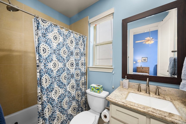 1616 Wrenwood Lks, Houston, TX 77043 - bathroom featuring vanity, toilet, and shower / tub combo