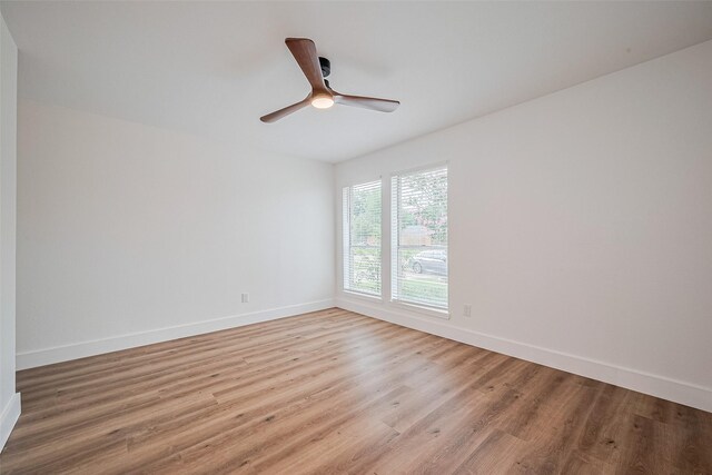 19803 Packwood Dr, Katy, TX 77449 - spare room with light wood-style flooring and a ceiling fan