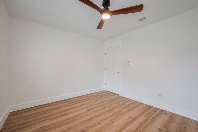 19803 Packwood Dr, Katy, TX 77449 - unfurnished room with light wood-style floors and ceiling fan