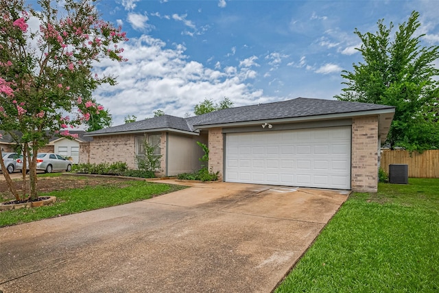 19803 Packwood Dr, Katy, TX 77449 - ranch-style home featuring brick siding, driveway, and a garage