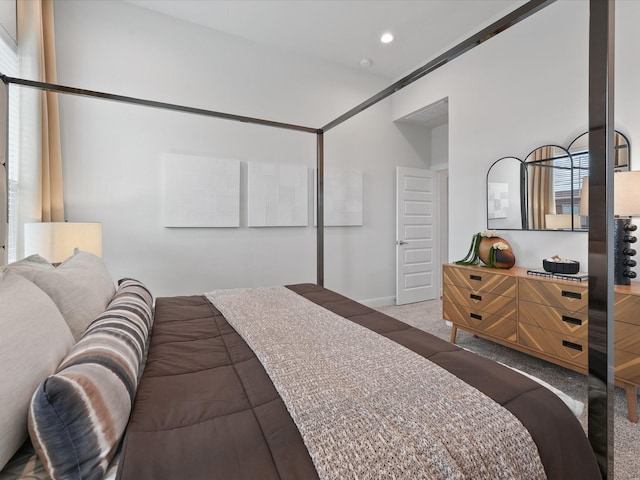 9221 Washington Hts, Houston, TX 77063 - carpeted bedroom featuring recessed lighting