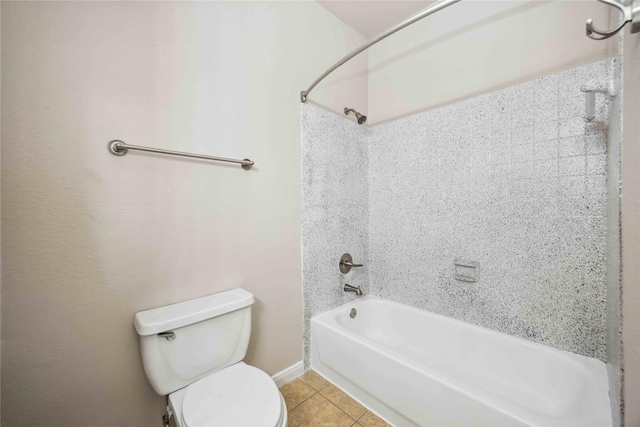 2255 Braeswood Park Dr Unit 105, Houston, TX 77030 - full bathroom with toilet, tub / shower combination, and tile patterned flooring