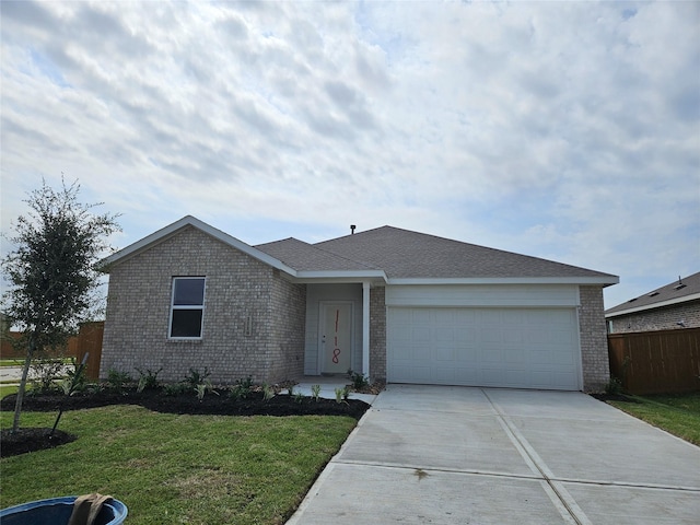 10611 Autumn Trace Dr, Beasley, TX 77417 - ranch-style house featuring brick siding, driveway, and an attached garage