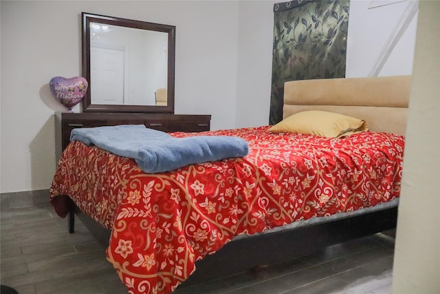 1007 Prune St, La Marque, TX 77568 - bedroom with wood finished floors