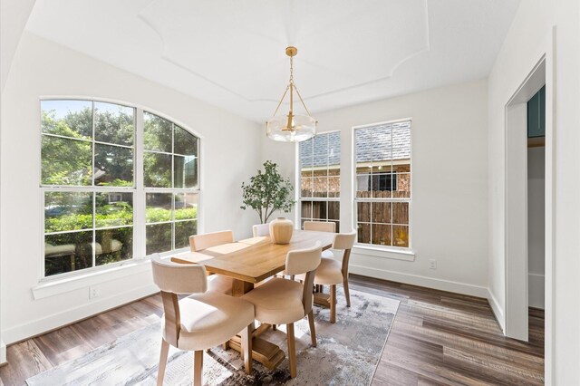 31318 Bearing Star Ln, Tomball, TX 77375 - dining room with wood finished floors and baseboards