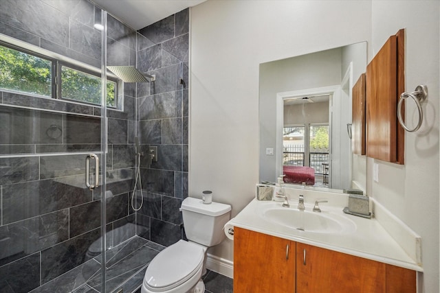 1814 Rosalie St, Houston, TX 77004 - full bathroom with vanity, a stall shower, and connected bathroom