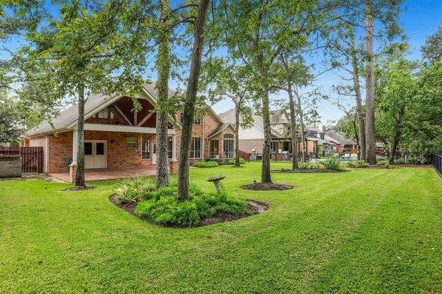 14810 Cantwell Bnd, Cypress, TX 77429 - view of yard with a patio area