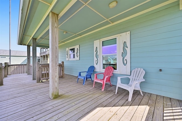 839 S Monkhouse Dr, Crystal Beach, TX 77650 - view of deck