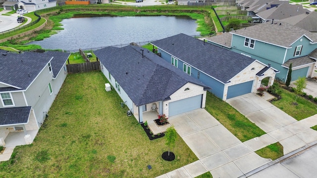 1110 Bending Trail Dr, Tomball, TX 77375 - aerial view of residential area featuring a nearby body of water