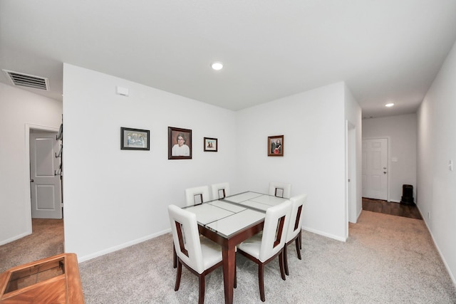 1110 Bending Trail Dr, Tomball, TX 77375 - dining area with carpet floors, recessed lighting, and baseboards