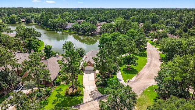 44 Vinebrook Rd, The Woodlands, TX 77380 - drone / aerial view of a nearby body of water