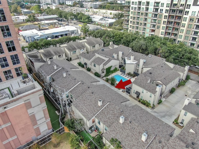 77 Chelsea Blvd, Houston, TX 77006 - drone / aerial view