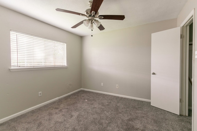 6930 Caddo Lake Ln, Houston, TX 77083 - unfurnished room featuring carpet and a ceiling fan
