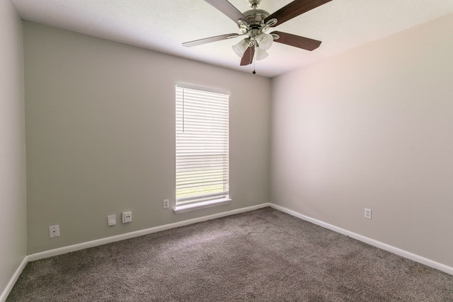 6930 Caddo Lake Ln, Houston, TX 77083 - carpeted spare room featuring ceiling fan and baseboards