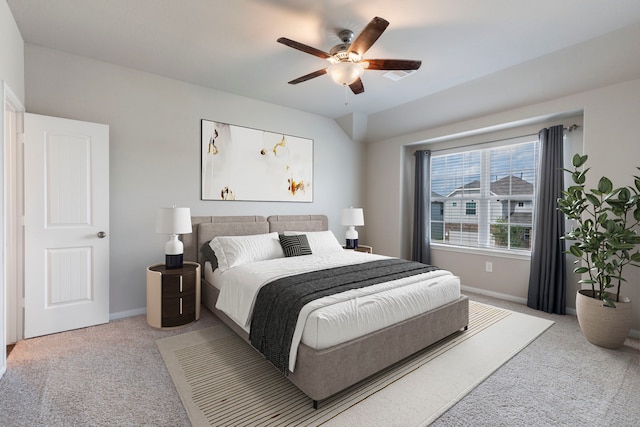4438 Stephanie Park Ln, Conroe, TX 77304 - bedroom with carpet floors and ceiling fan