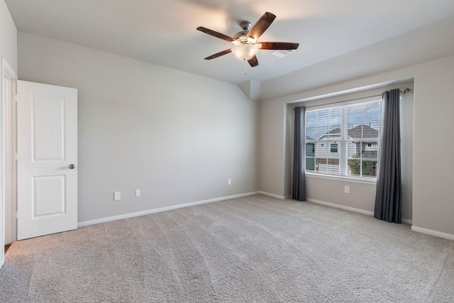 4438 Stephanie Park Ln, Conroe, TX 77304 - carpeted spare room with ceiling fan and baseboards