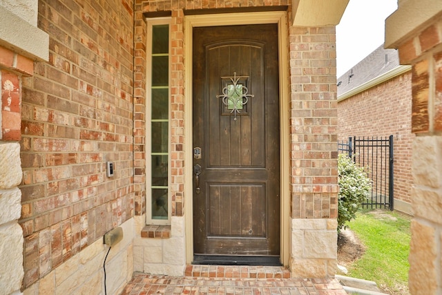 8823 Leaning Hollow Ln, Spring, TX 77379 - entrance to property featuring brick siding