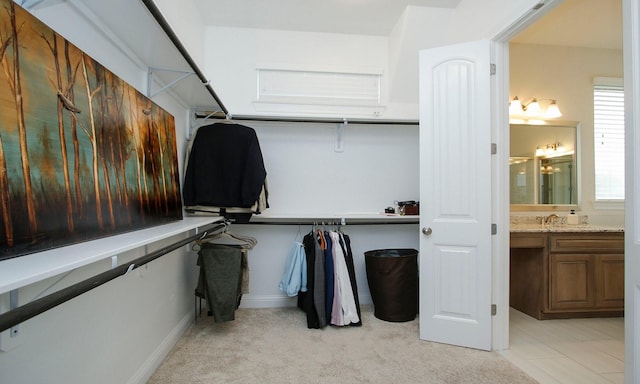 8823 Leaning Hollow Ln, Spring, TX 77379 - spacious closet with light colored carpet