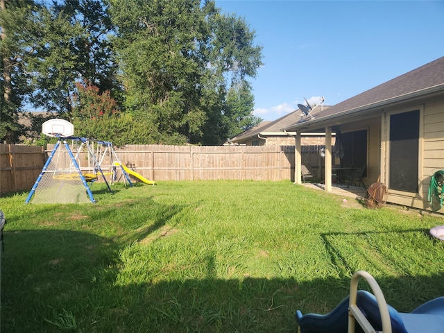 19103 Painted Blvd, Porter, TX 77365 - view of yard with a playground