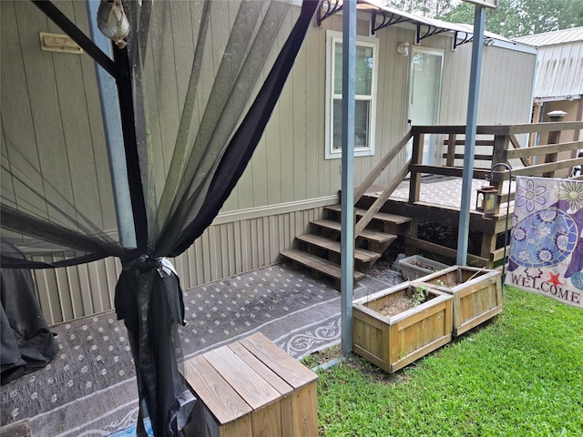 100 St Croix Dr, Point Blank, TX 77364 - view of wooden terrace