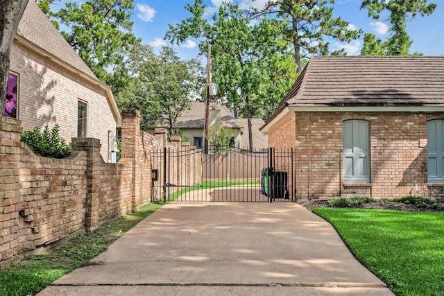 9410 Windrush Dr, Spring, TX 77379 - view of gate