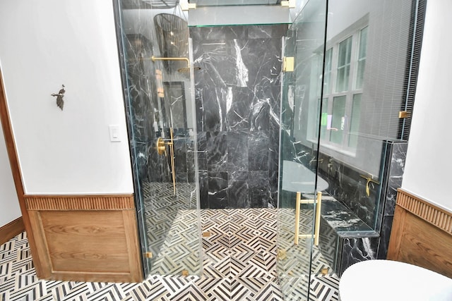 7153 Fm 1458th Rd, Sealy, TX 77474 - full bath with toilet and a marble finish shower
