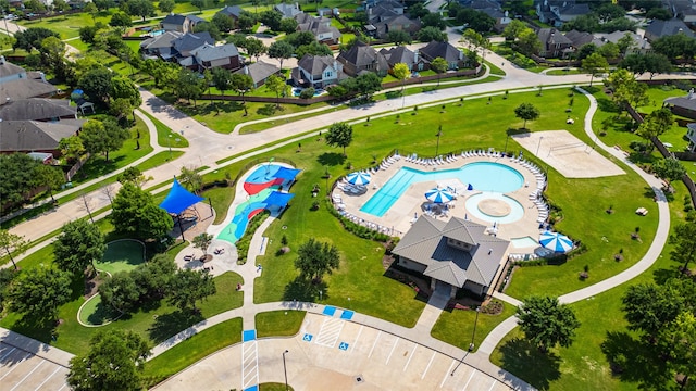 2978 Vintage Park Ln, Pearland, TX 77584 - aerial view of a pool area