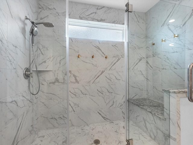 2107 Jitterbug Ln, Katy, TX 77493 - full bath with a marble finish shower