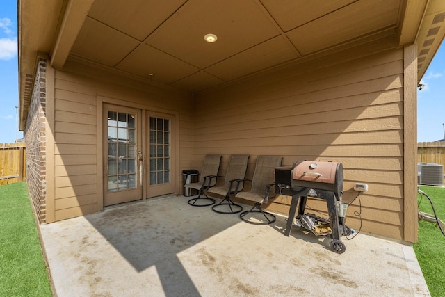 20730 Solstice Point Dr, Hockley, TX 77447 - view of patio / terrace with cooling unit and a grill