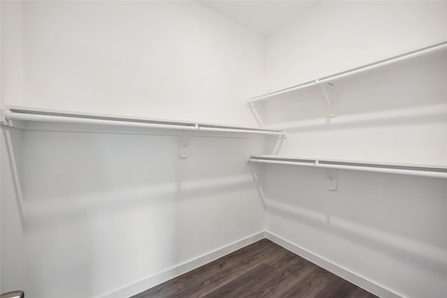 5608 Hollow Pines Dr, Houston, TX 77049 - walk in closet featuring dark wood-type flooring