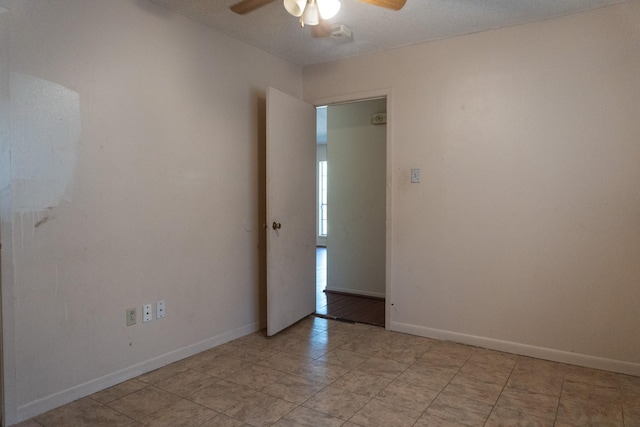 702 Meadowglen Dr, Baytown, TX 77521 - unfurnished room with ceiling fan and light tile patterned floors