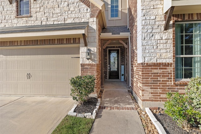 3507 Canyon Branch Ln, Fulshear, TX 77441 - doorway to property with concrete driveway and brick siding
