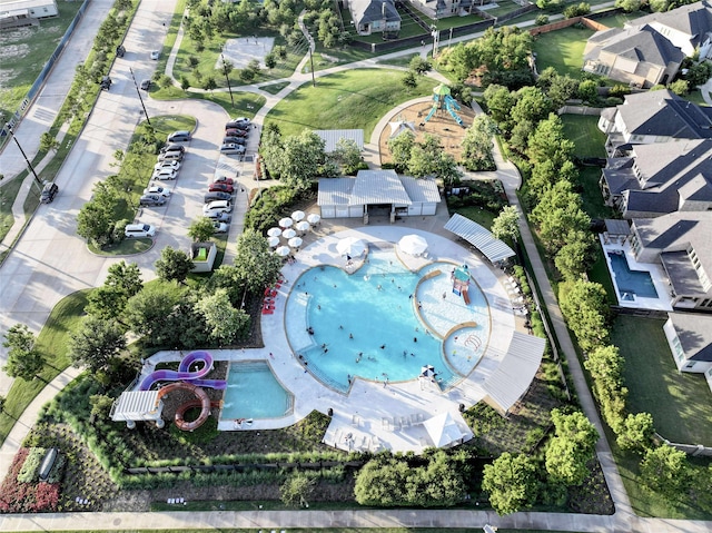 3507 Canyon Branch Ln, Fulshear, TX 77441 - view of property location featuring a pool area
