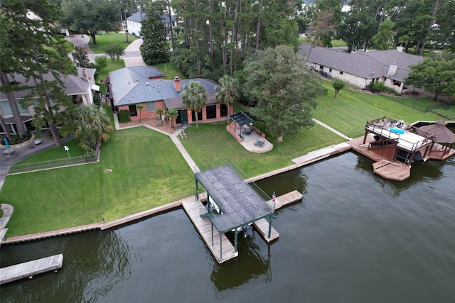 14120 Lakepoint Dr, Willis, TX 77318 - bird's eye view of a nearby body of water