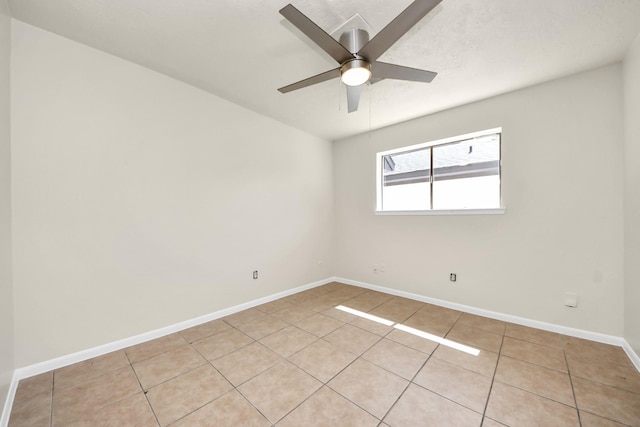 4203 Steep Rock Dr, Pasadena, TX 77504 - empty room with light tile patterned floors and a ceiling fan