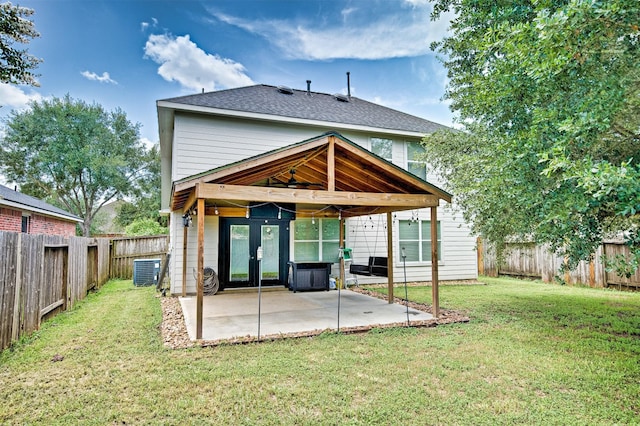 7022 Raven Cliffs Ln, Spring, TX 77379 - rear view of property featuring a patio and a fenced backyard