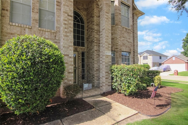 6819 Olympia Dr, Pasadena, TX 77505 - doorway to property featuring brick siding
