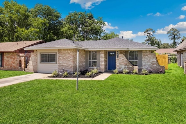 4442 Oak Shadows Dr, Houston, TX 77091 - ranch-style house featuring brick siding and a shingled roof