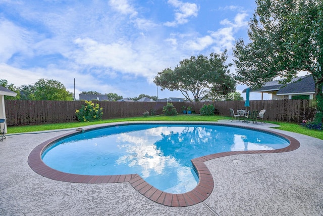 7410 Lassiter Hollow Ln, Richmond, TX 77407 - view of pool with a fenced backyard and a patio