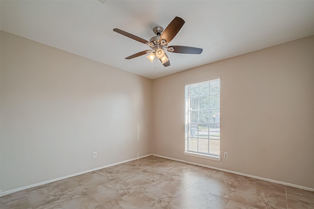 7650 Smiling Wood Ln, Houston, TX 77086 - unfurnished room featuring ceiling fan and baseboards